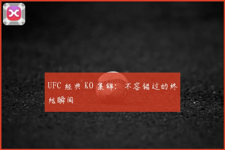 UFC 经典 KO 集锦：不容错过的终结瞬间