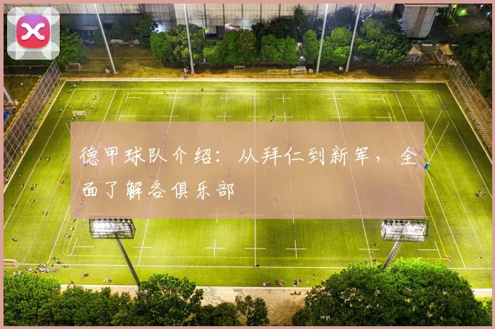 德甲球队介绍:从拜仁到新军,全面了解各俱乐部